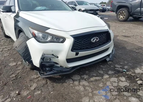 2018 Infiniti Q50 3.0T Luxe z USA, uszkodzony, nr VIN JN1EV7AP3JM363711